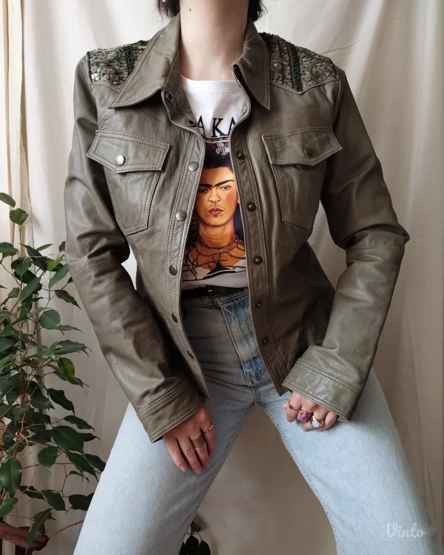 Vintage Goosecraft kožna jakna