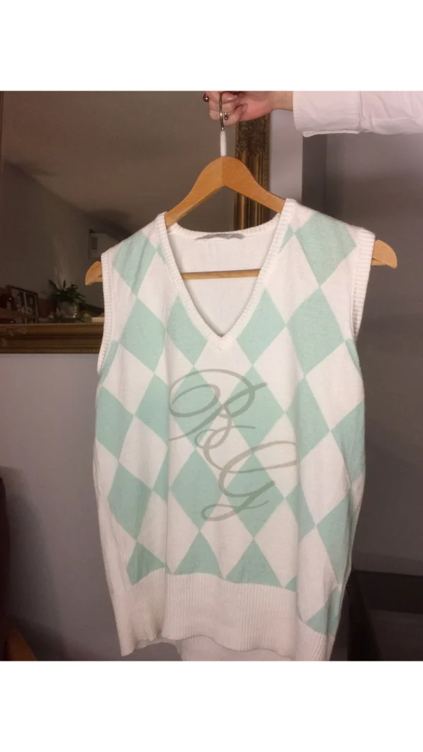 BRAX GOLF argyle prsluk