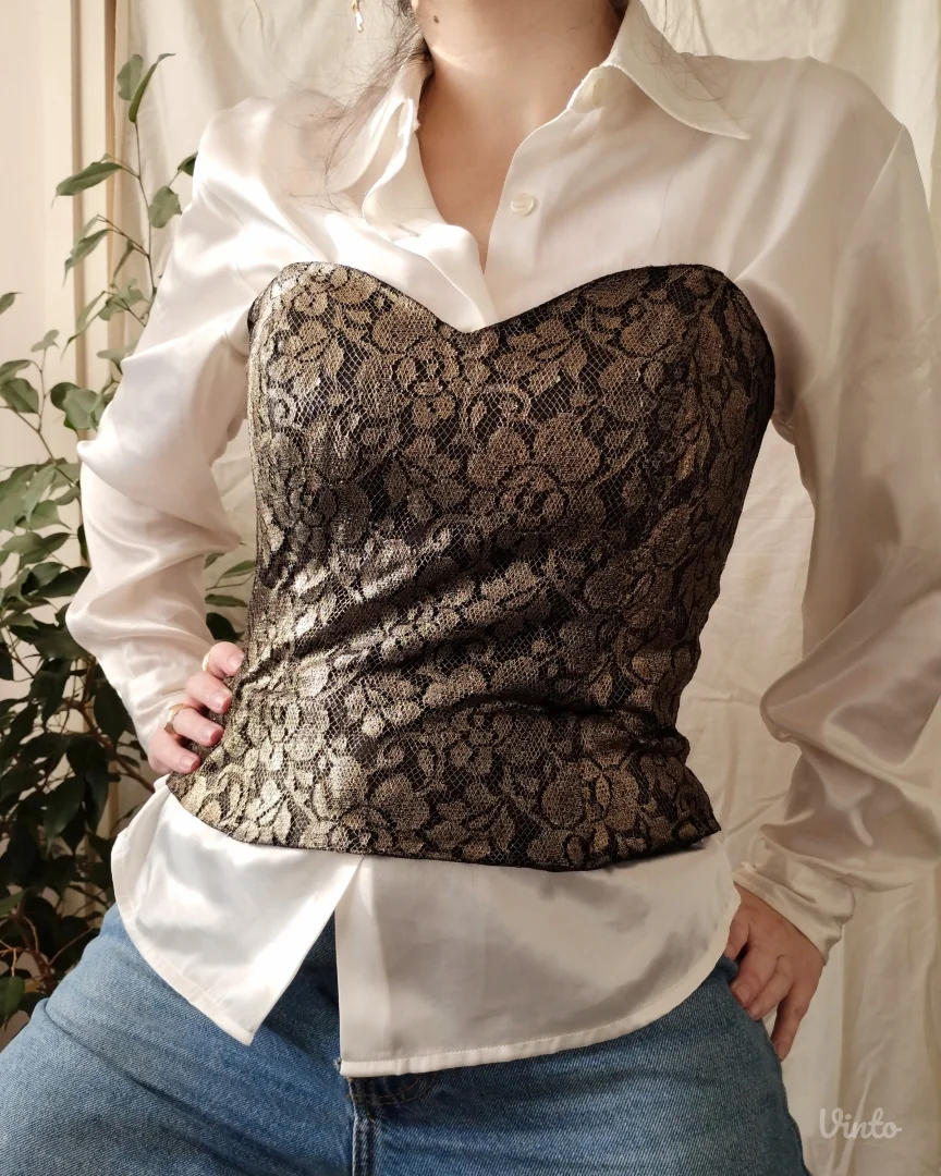 Vintage Vera Mont korset — Made in W. Germany (1980s)