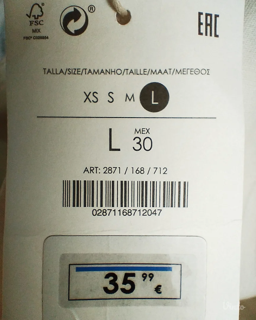 Bershka pantalone sa tregerima