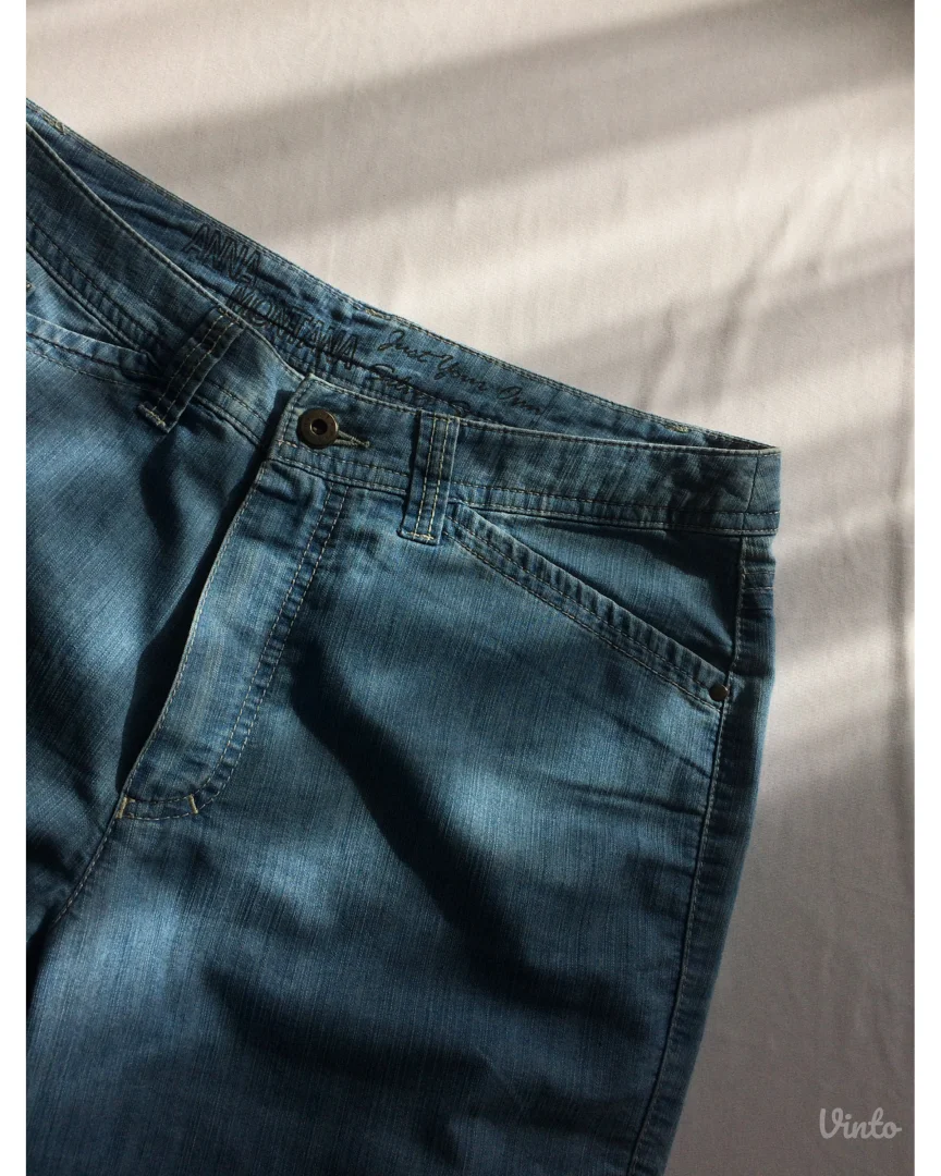 Anna Montana svetle farmerke sa vezom