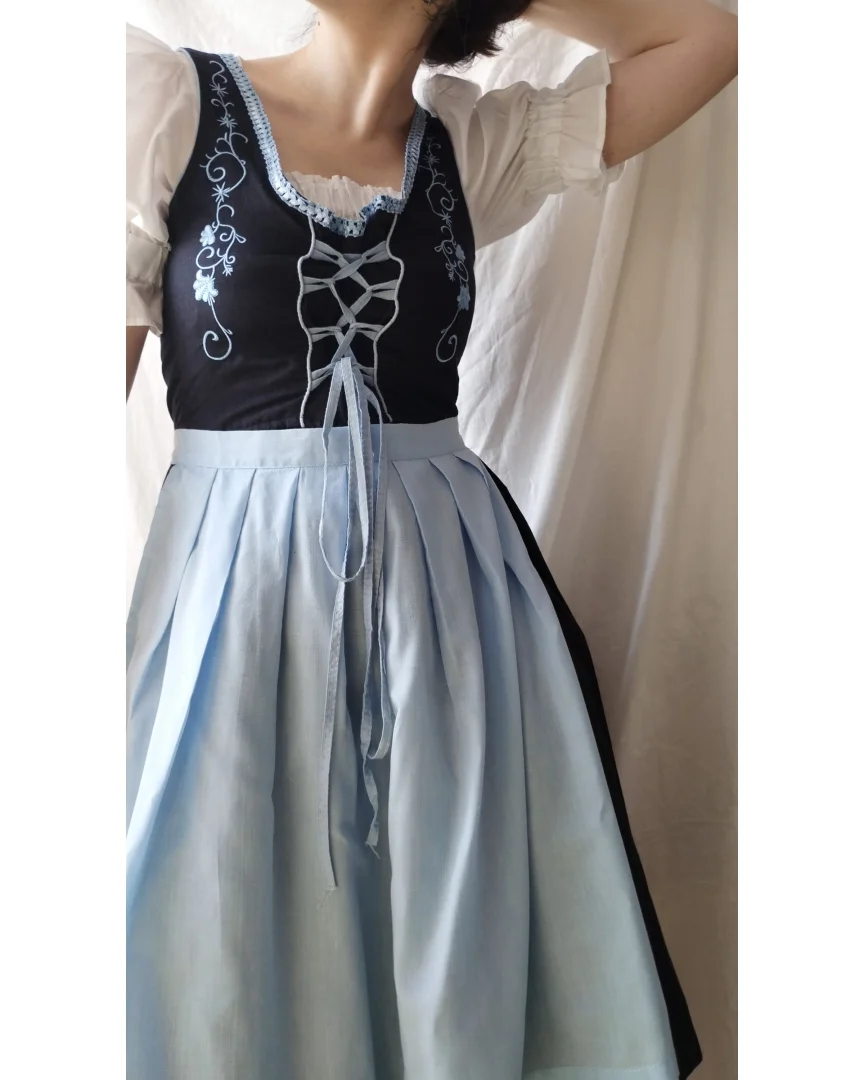 Bongossi-Trade dirndl set – haljina, bluza i kecelja