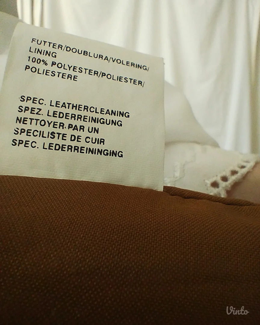 vintage kožni top