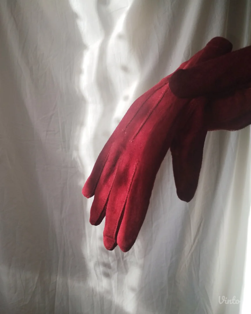 Bordo kožne rukavice