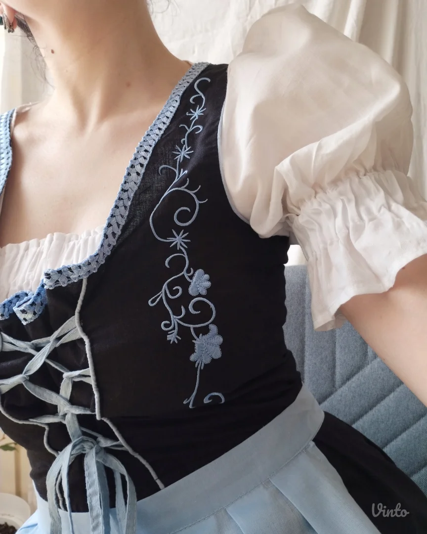 Bongossi-Trade dirndl set – haljina, bluza i kecelja