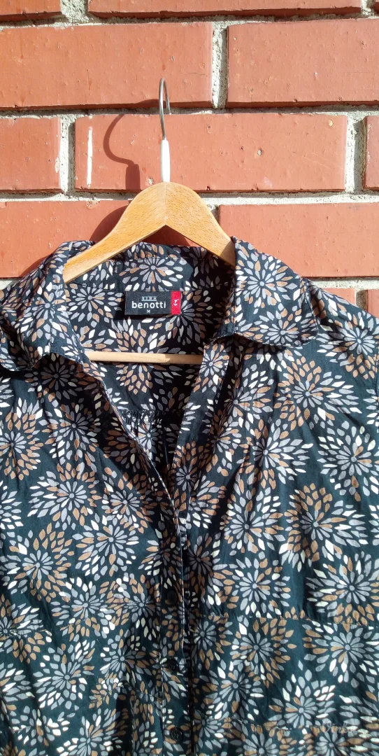 GINA BENOTTI košulja sa apstraktnim cvetnim printom