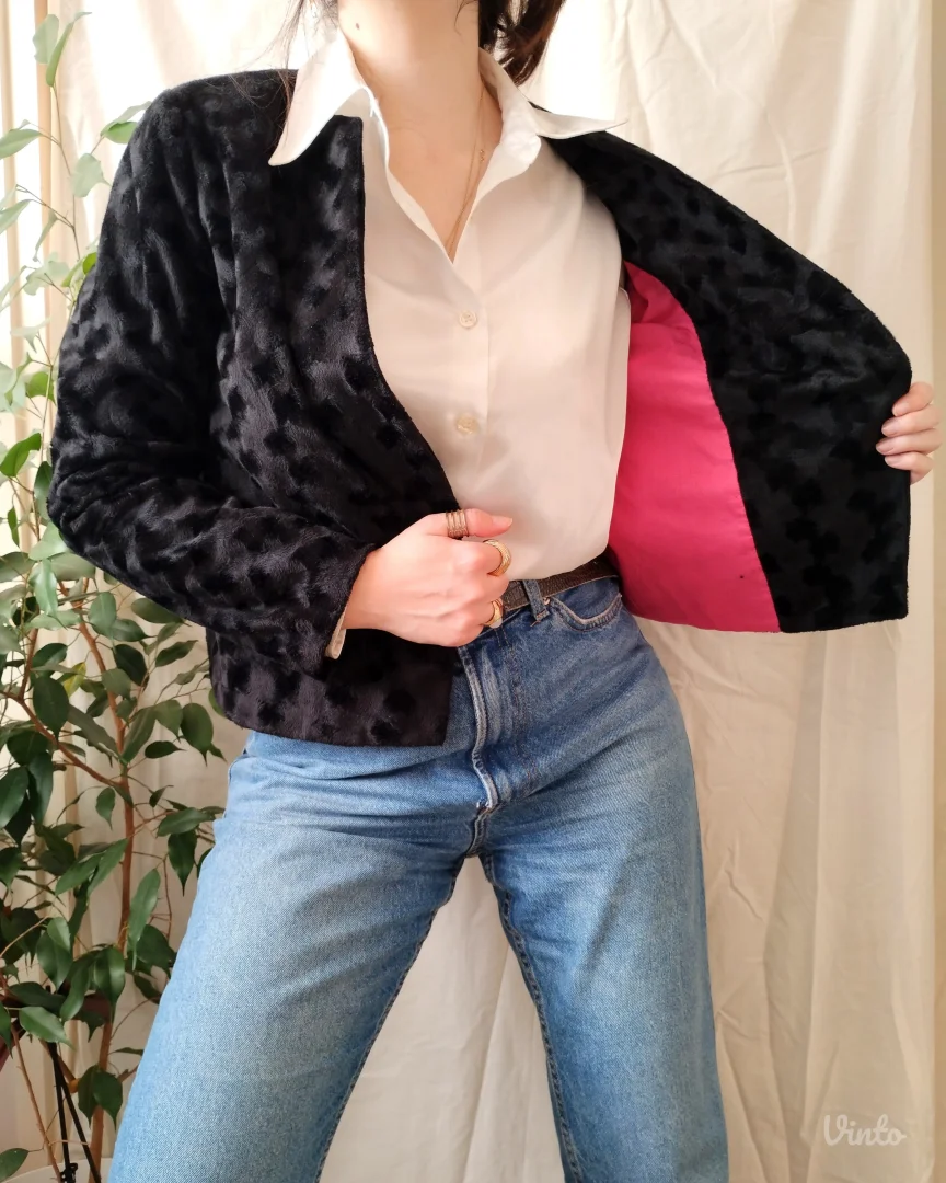 Eko crna jakna-bunda