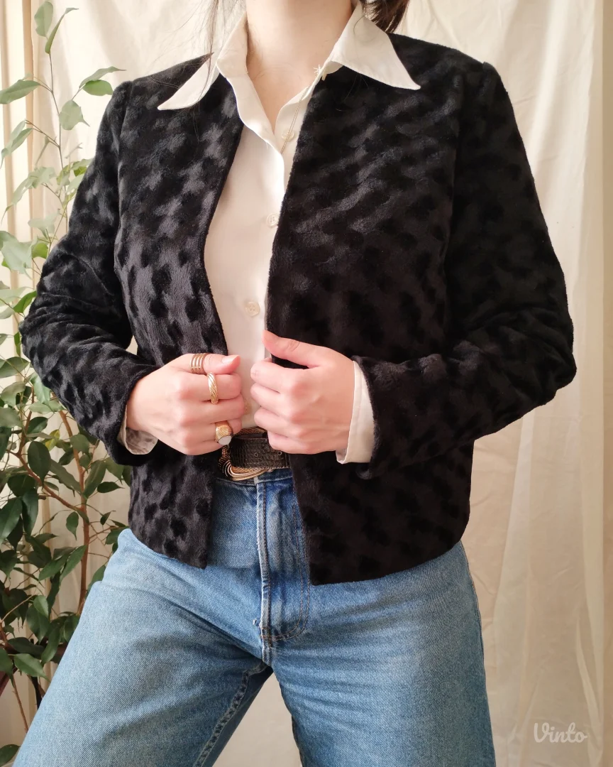 Eko crna jakna-bunda