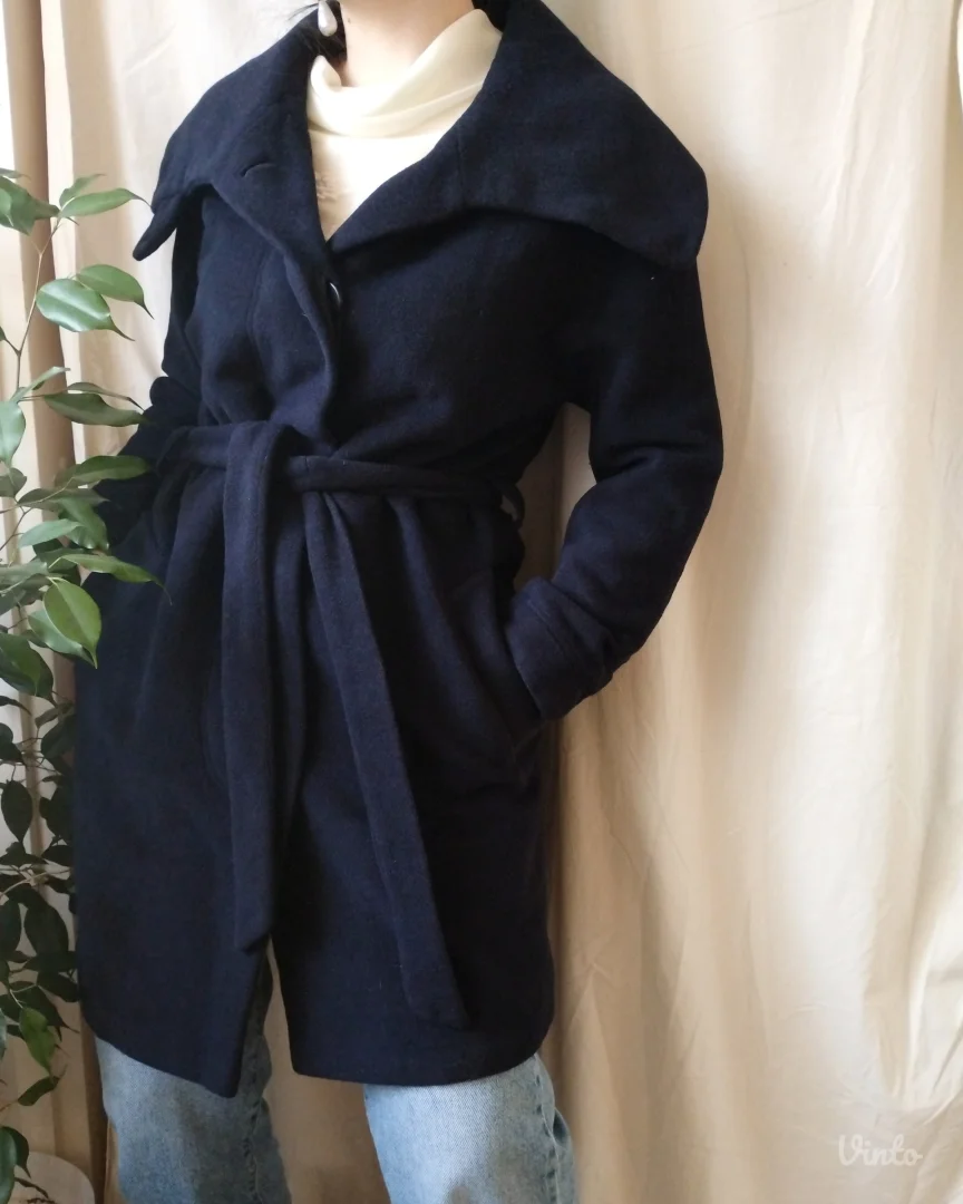 HÜCKE MODE COLLECTION kaput od angora i jagnjeće vune