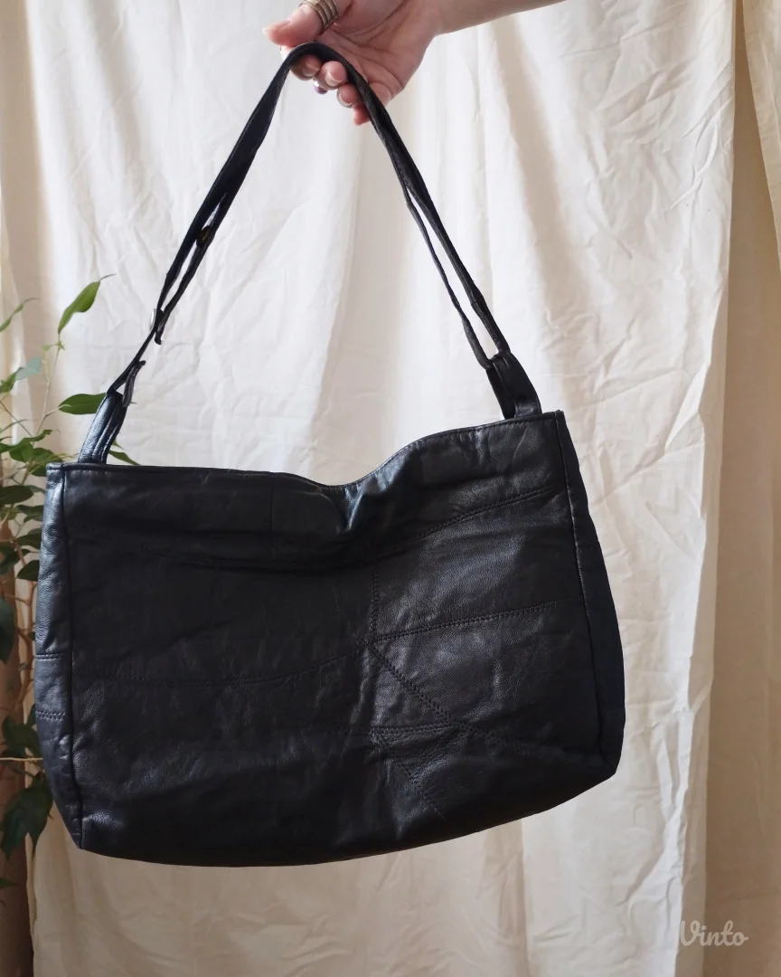 vintage kožna torba