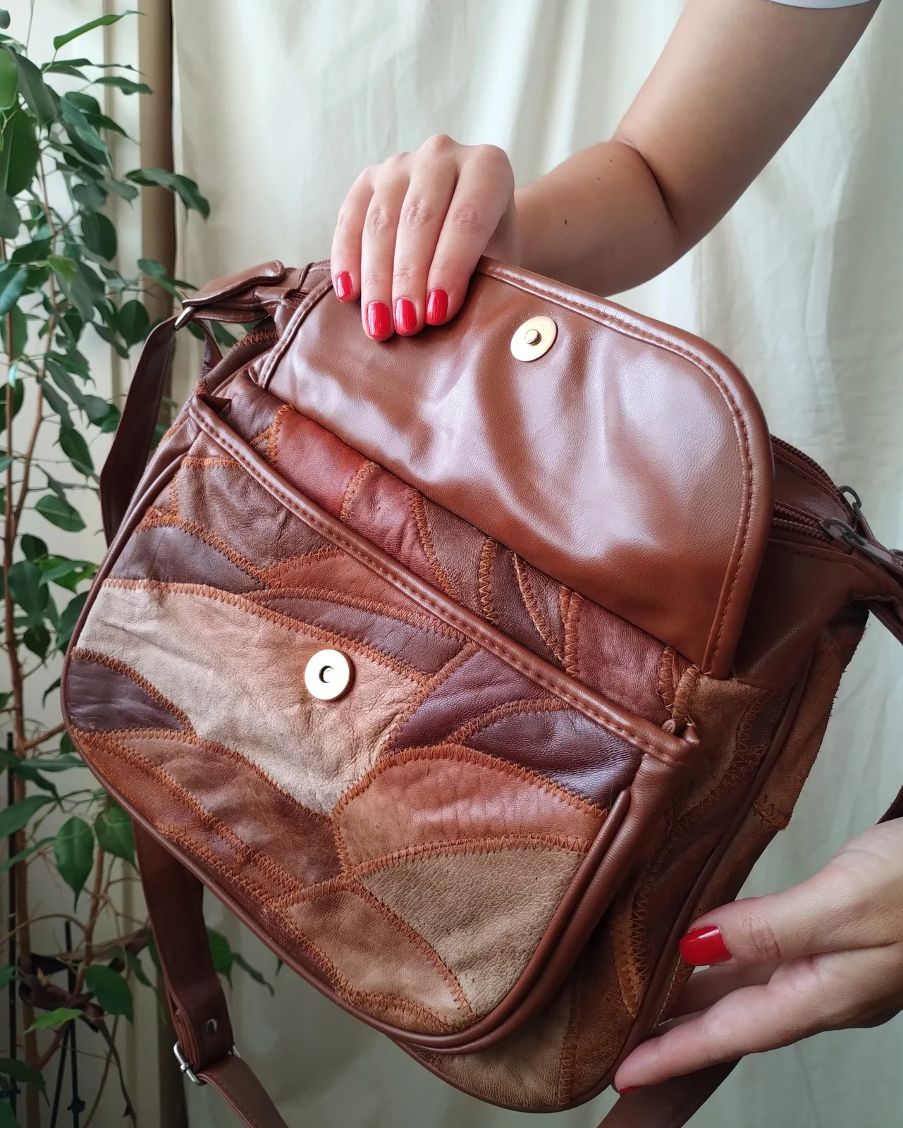 Y2K patchwork torba