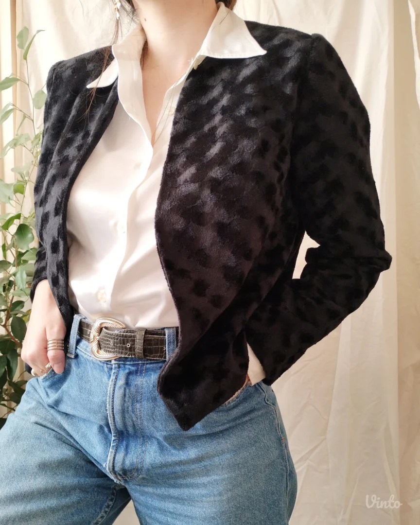 Eko crna jakna-bunda