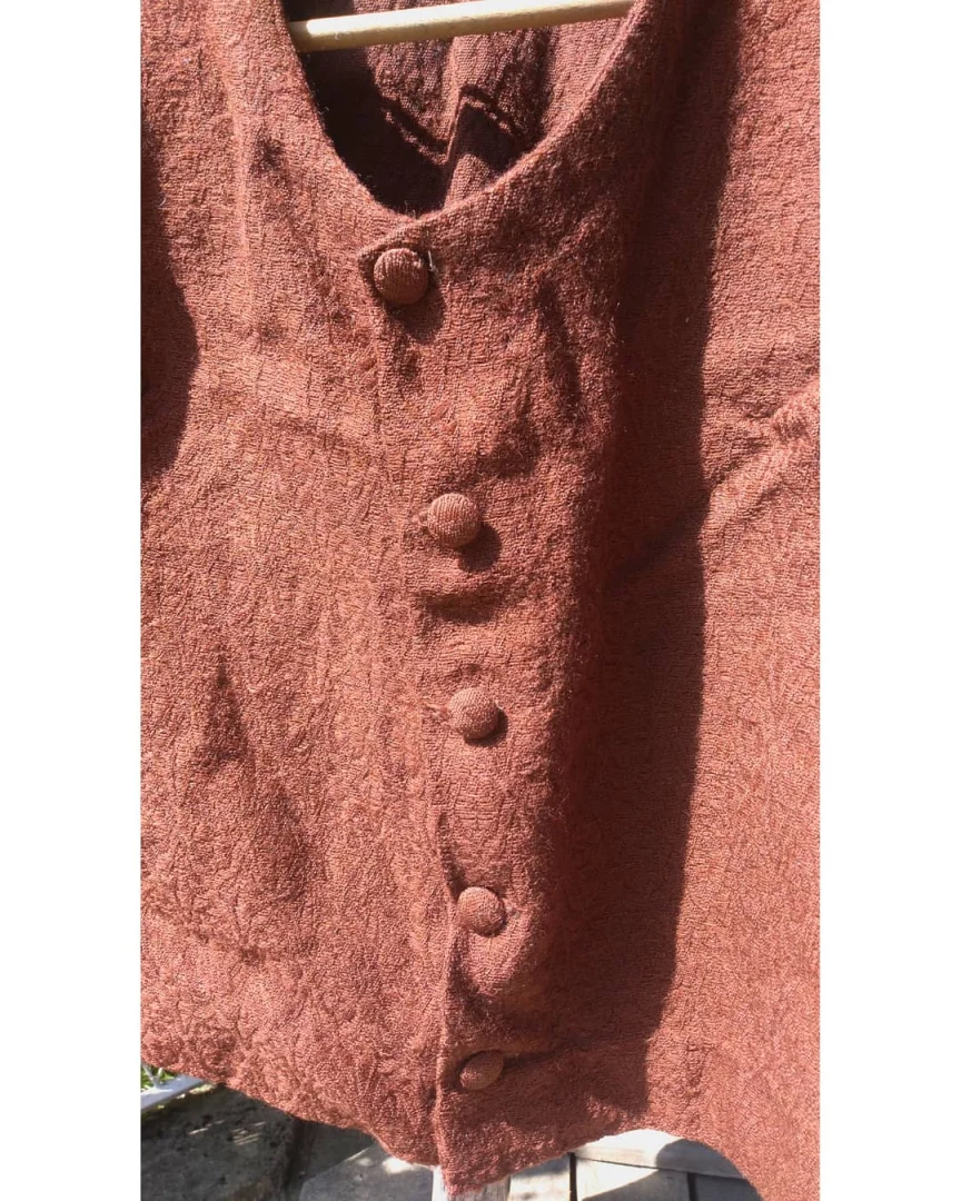 Vintage braon prsluk