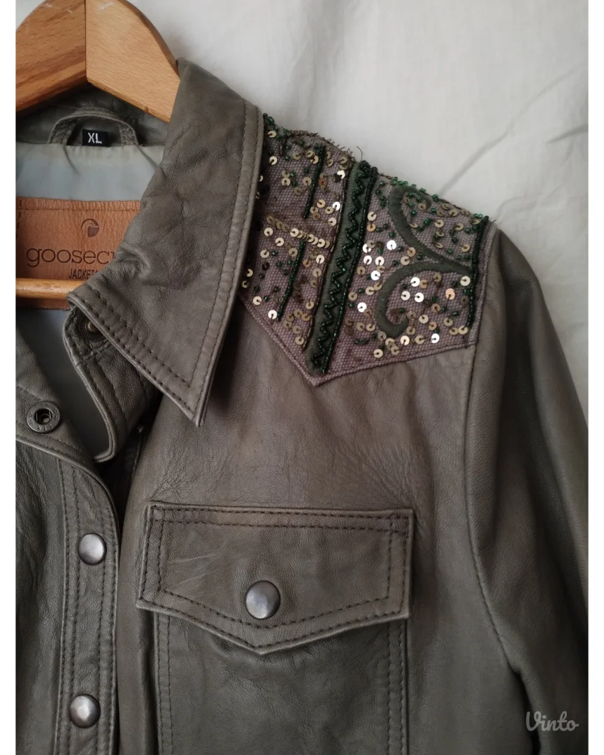 Vintage Goosecraft kožna jakna