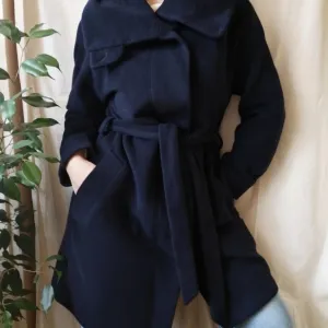 HÜCKE MODE COLLECTION kaput od angora i jagnjeće vune