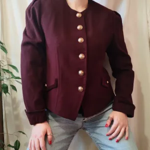 vintage BASLER sako sa zlatnim dugmićima