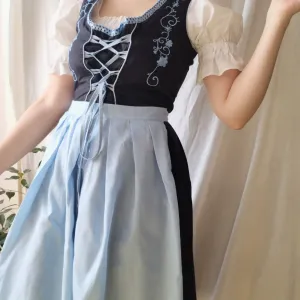 Bongossi-Trade dirndl set – haljina, bluza i kecelja