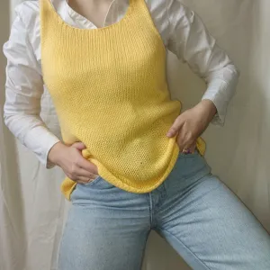 Pleteni žuti prsluk