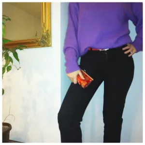 BLUE FIRE crne pantalone