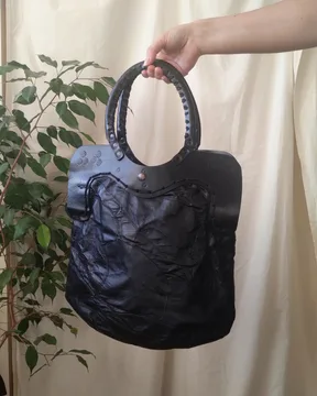 tote patchwork kožna torba