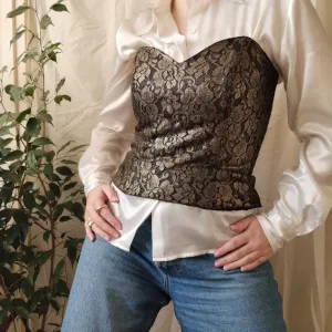 Vintage Vera Mont korset — Made in W. Germany (1980s)