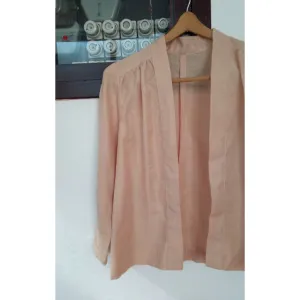 Krem ogrtač-kardigan