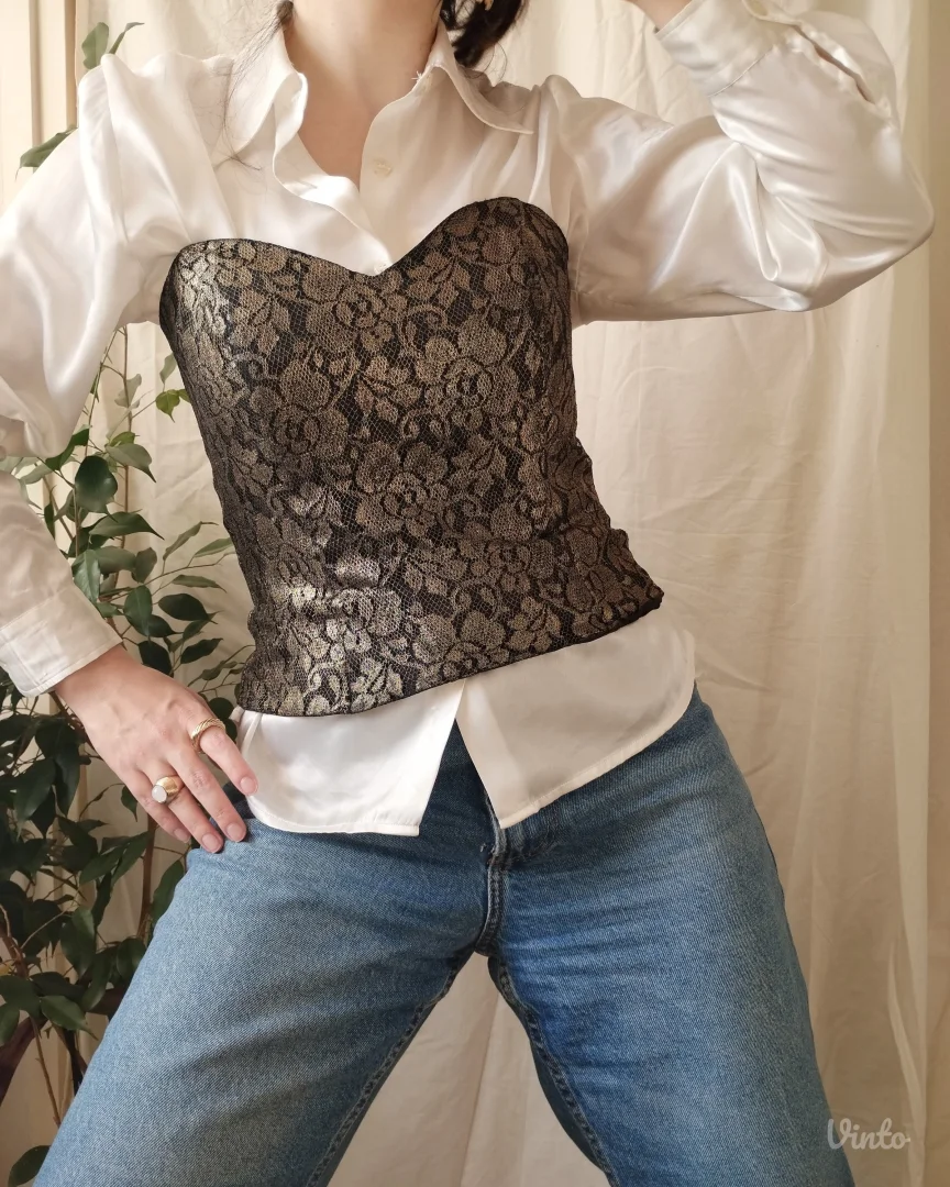 Vintage Vera Mont korset — Made in W. Germany (1980s)