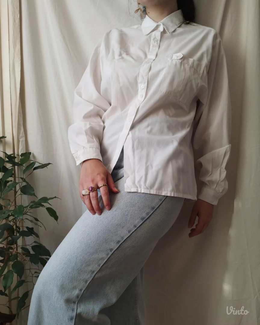 Oversized bela košulja