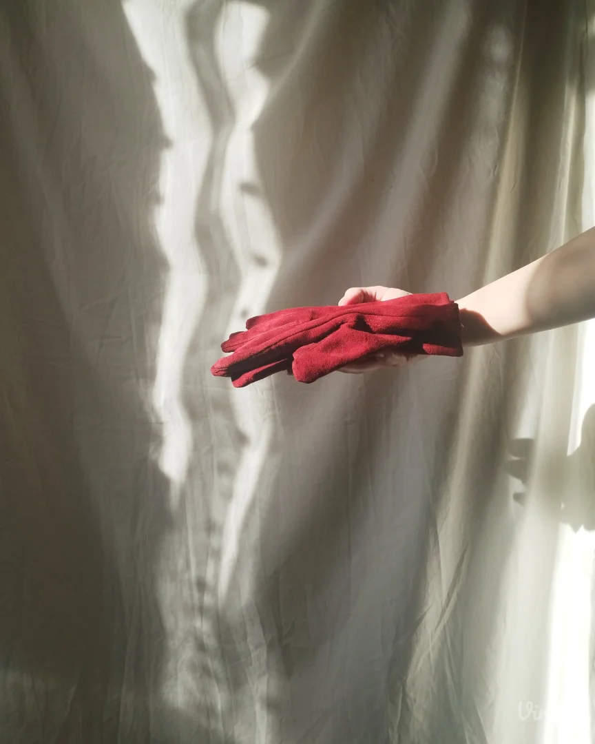 Bordo kožne rukavice