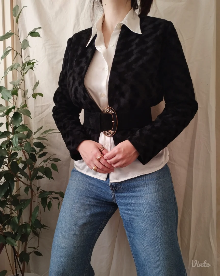 Eko crna jakna-bunda