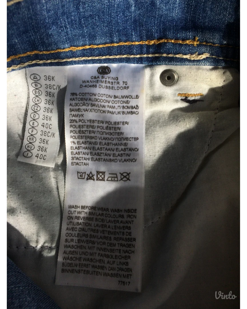 Clockhouse (C&A) skinny farmerice