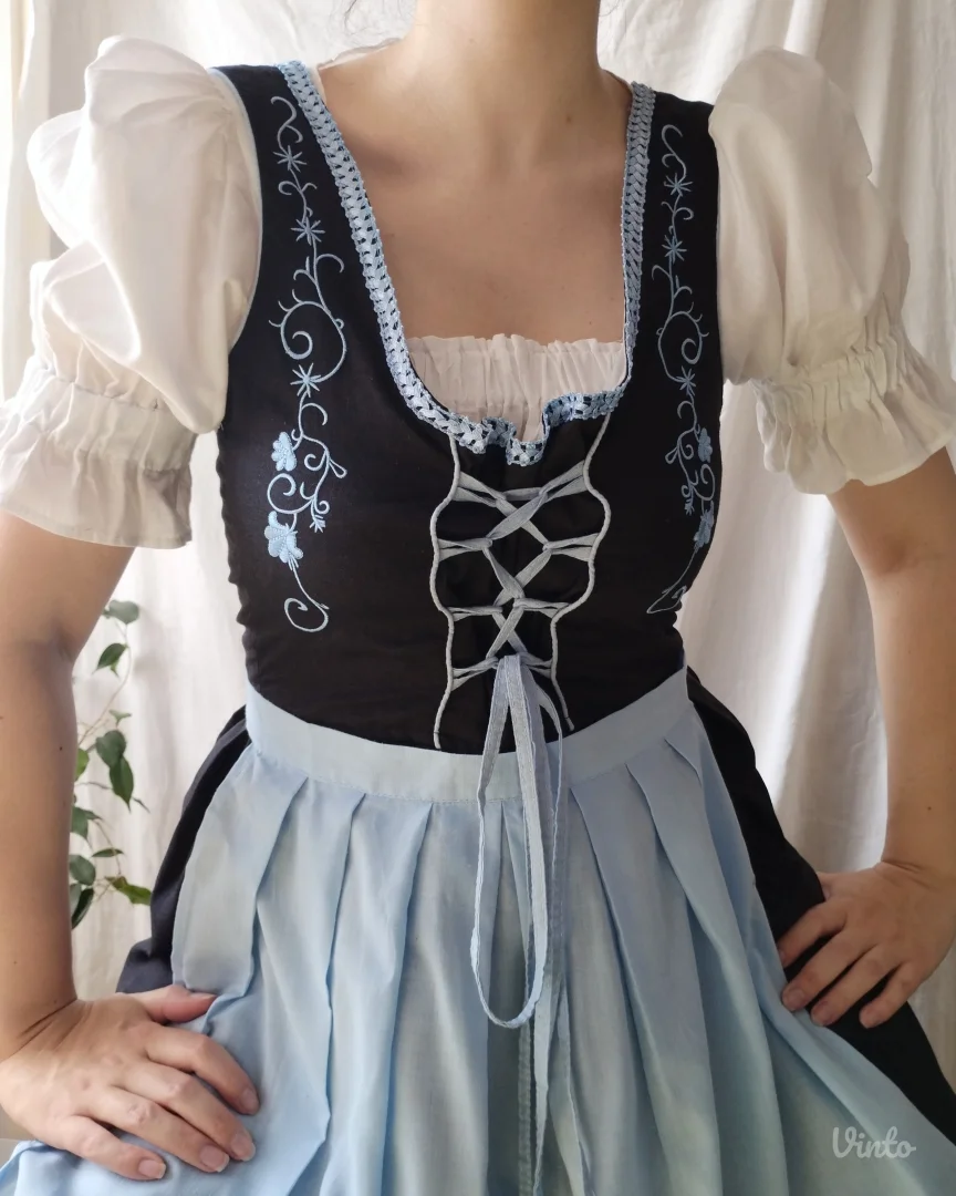 Bongossi-Trade dirndl set – haljina, bluza i kecelja