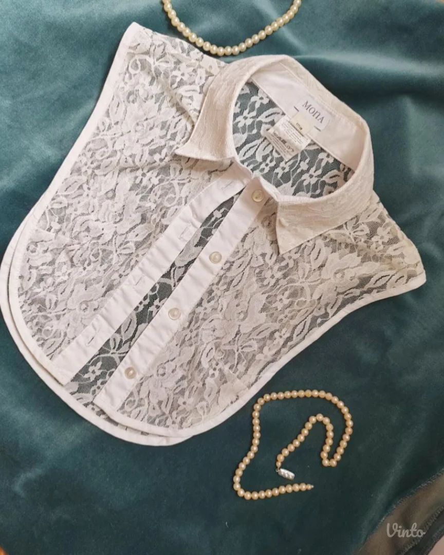 MONA čipkasta kragna-ogrlica