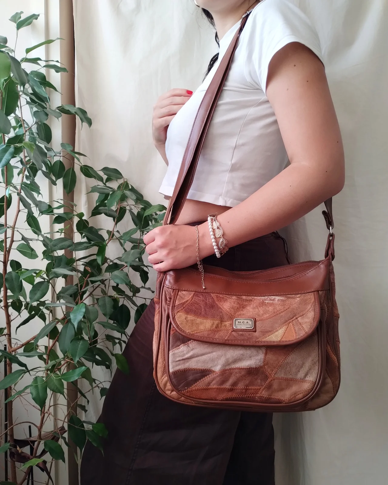 Y2K patchwork torba