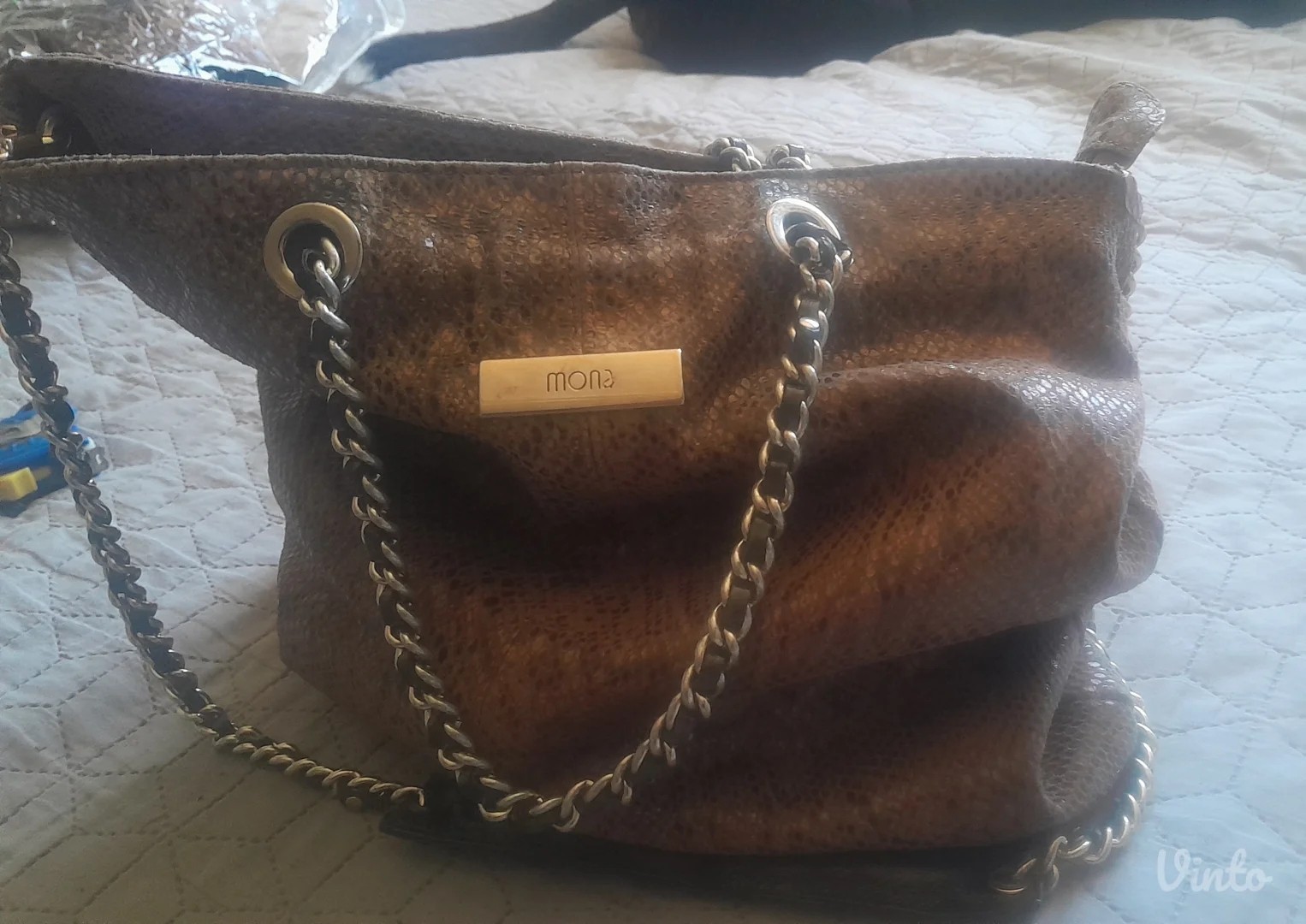 MONA torba snake print