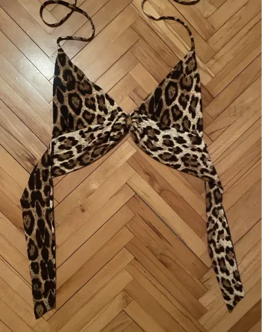 NOVI! Leopard top na vezivanje