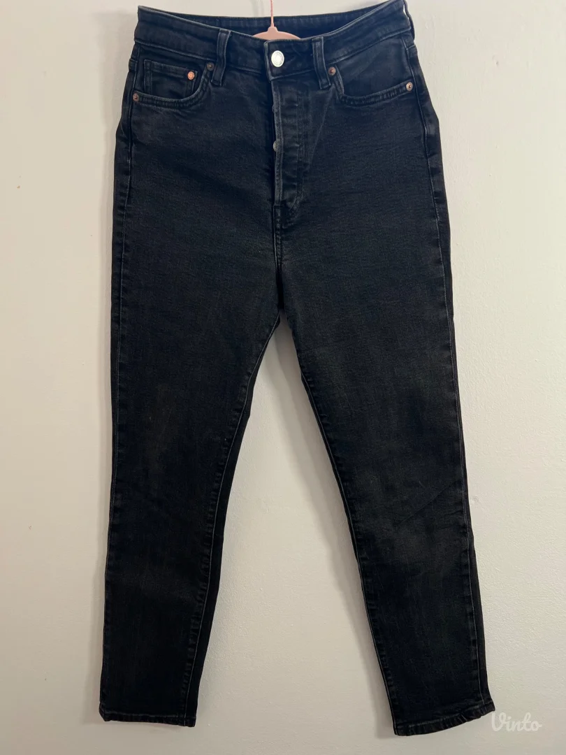 H&M - crne zenske farmerke