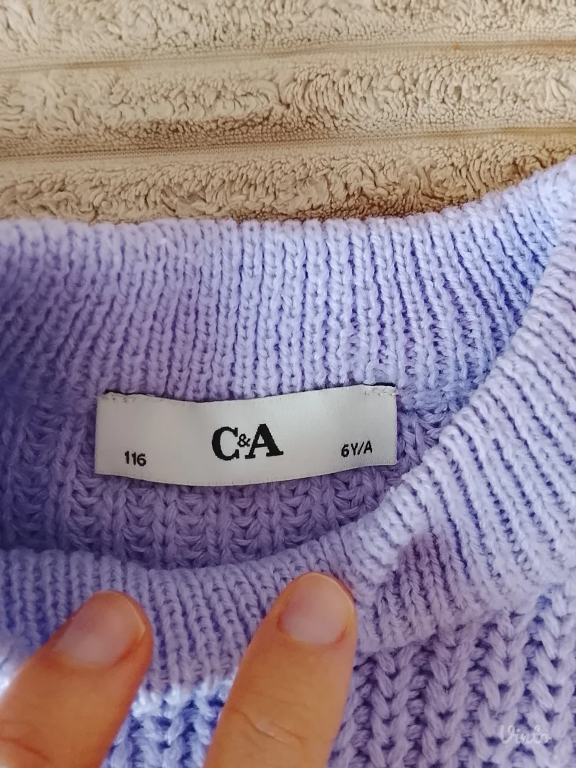 Ljubicasti dzemper za devojcice br. 116