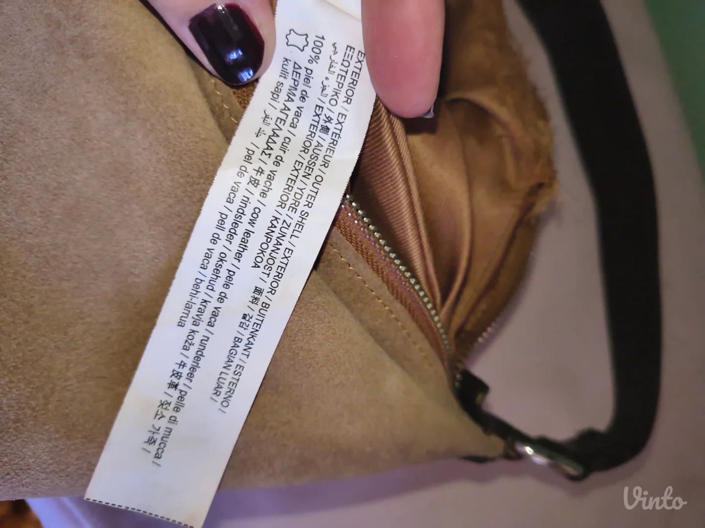 Stradivarius torbica od prirodne kože