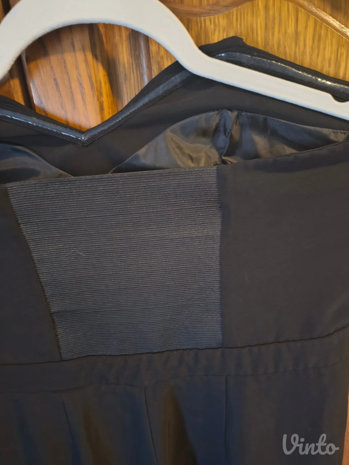 H&M crni top kombinezon