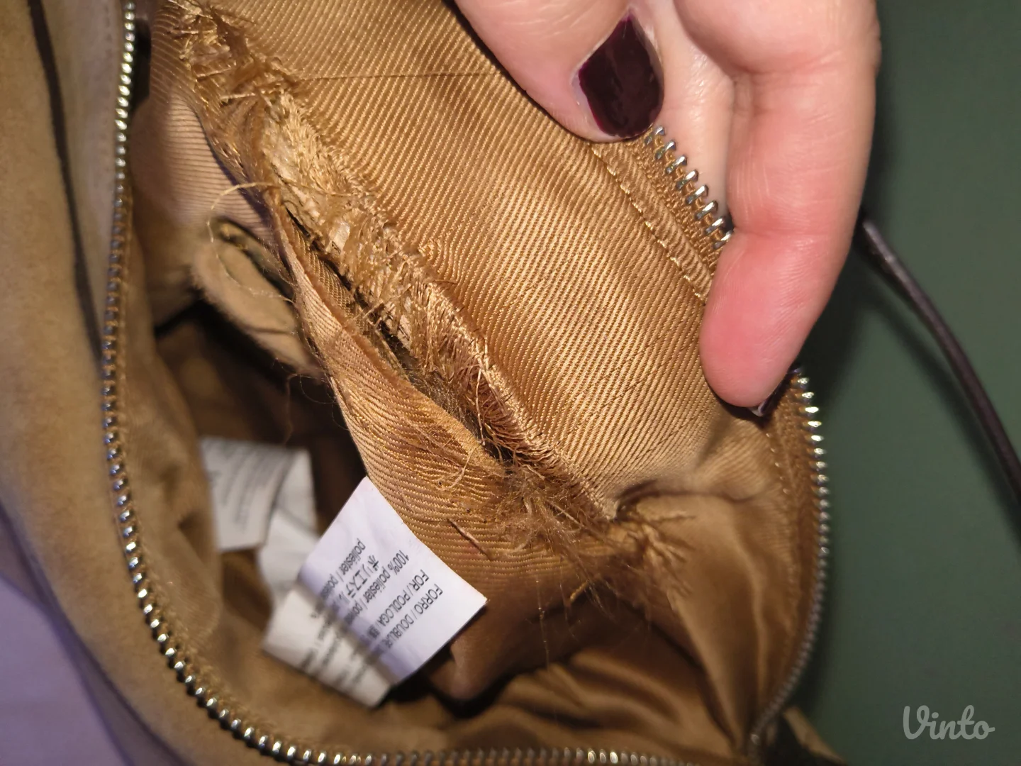 Stradivarius torbica od prirodne kože