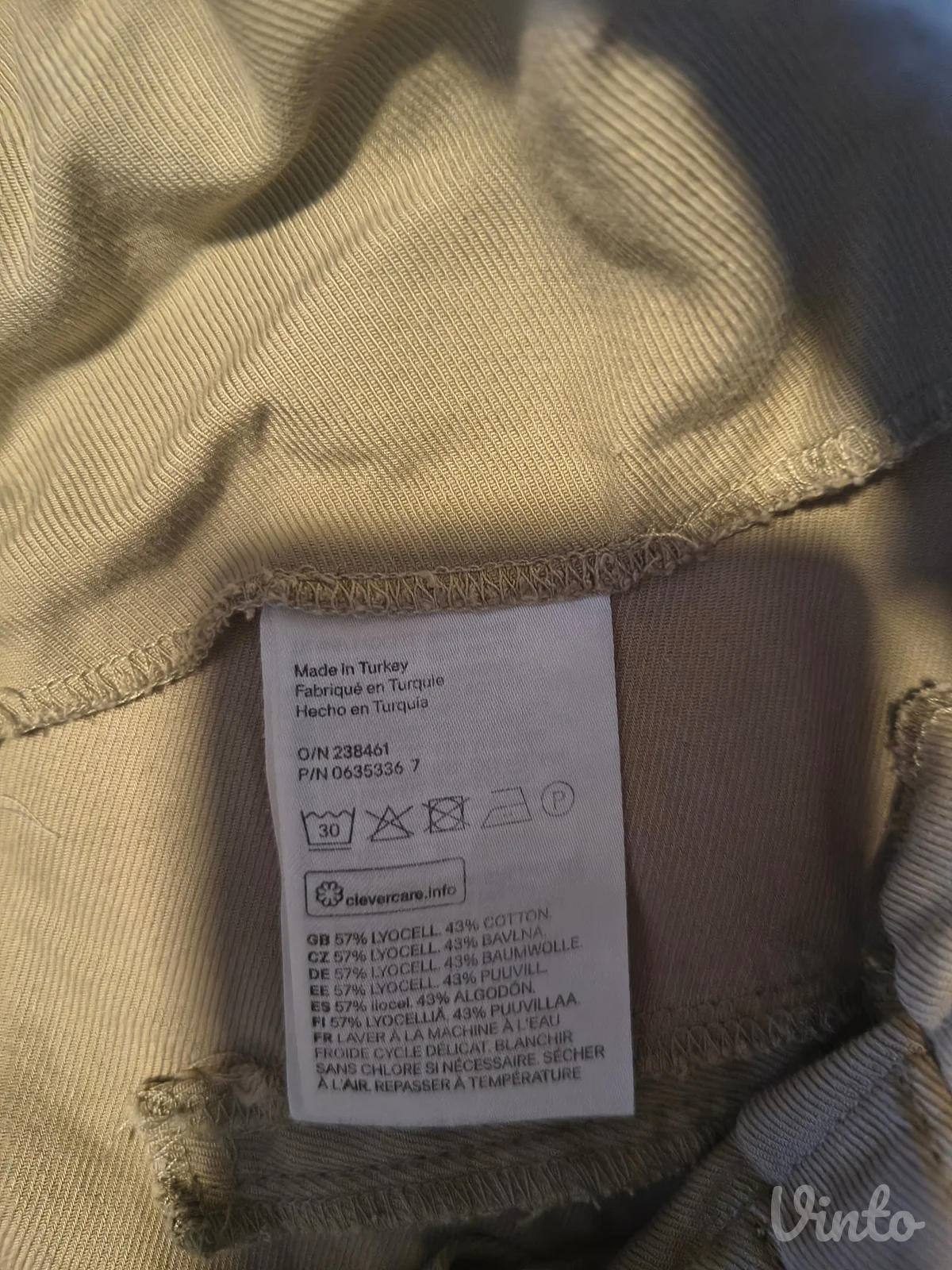 H&M liocel pantalone sa gajtanom