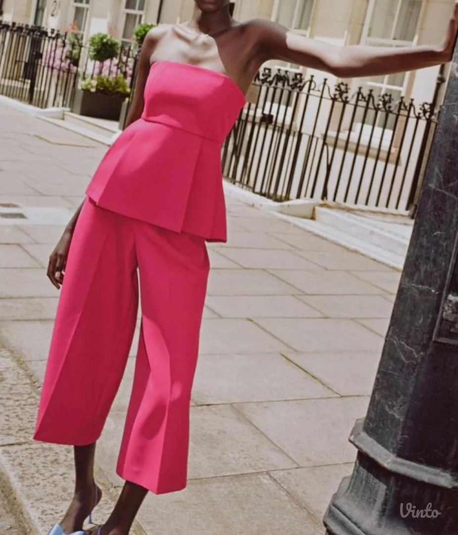 Zara komplet top+pantalone