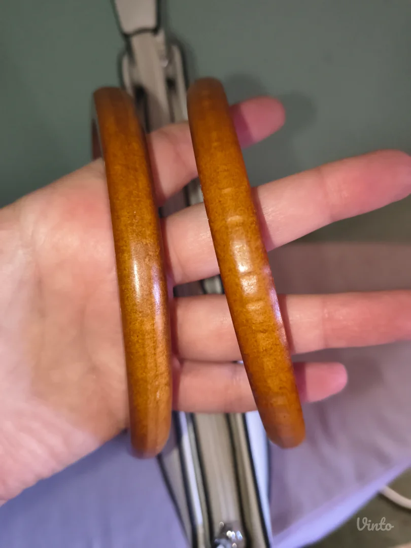 Trapez torba sa drvenim ručkama