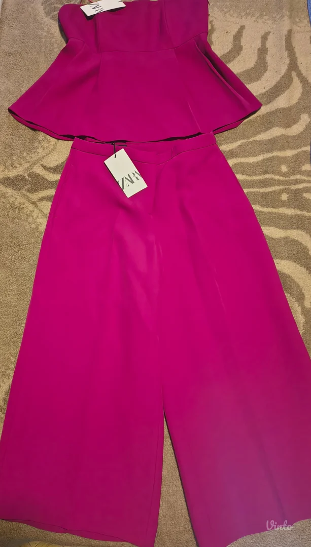 Zara komplet top+pantalone