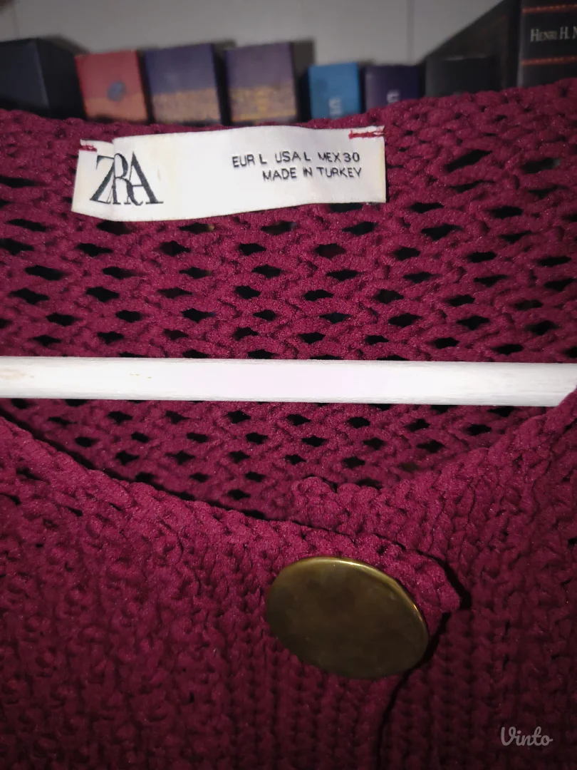 Zara burgundy kardigan/jaknica