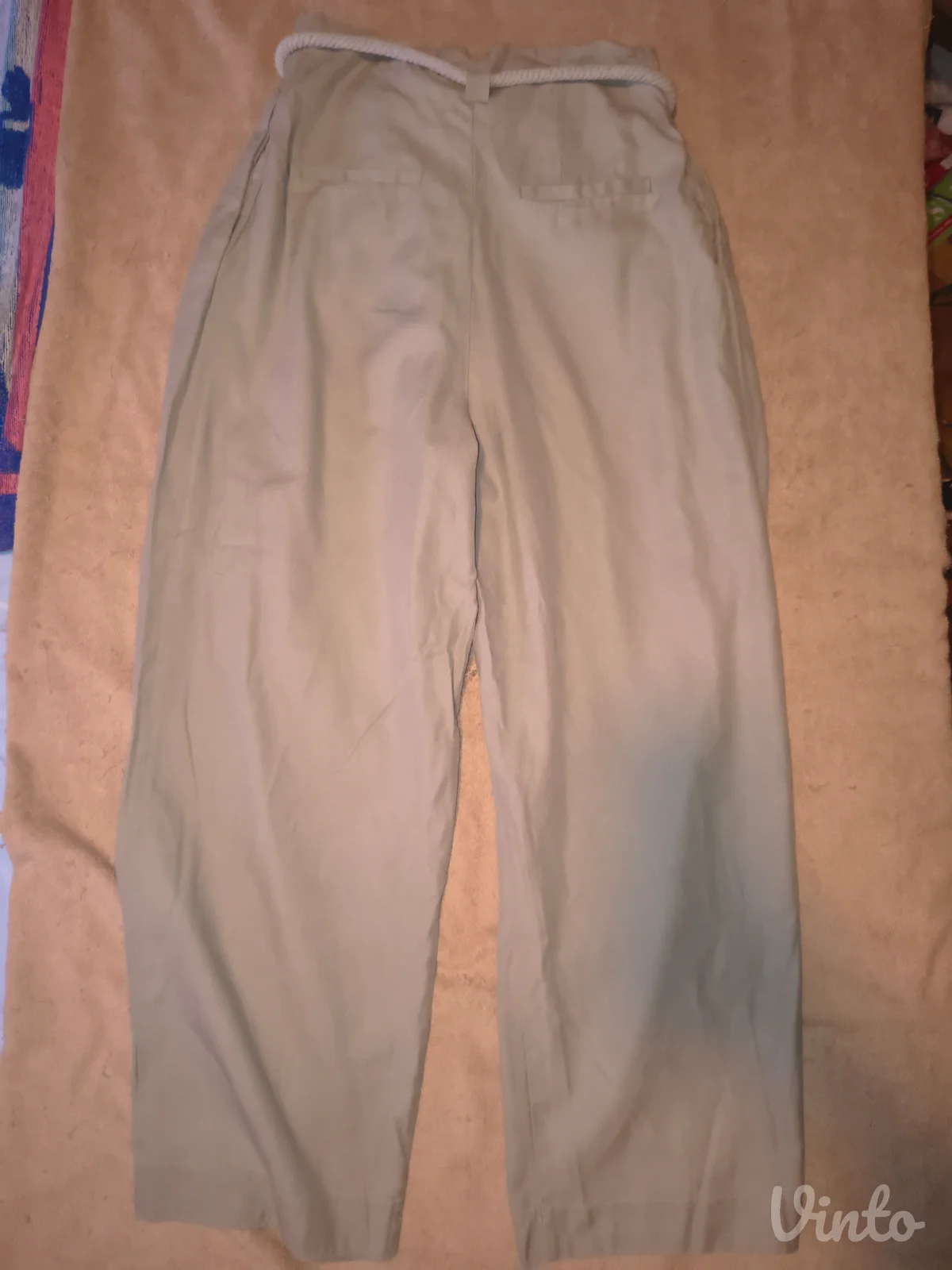 H&M liocel pantalone sa gajtanom