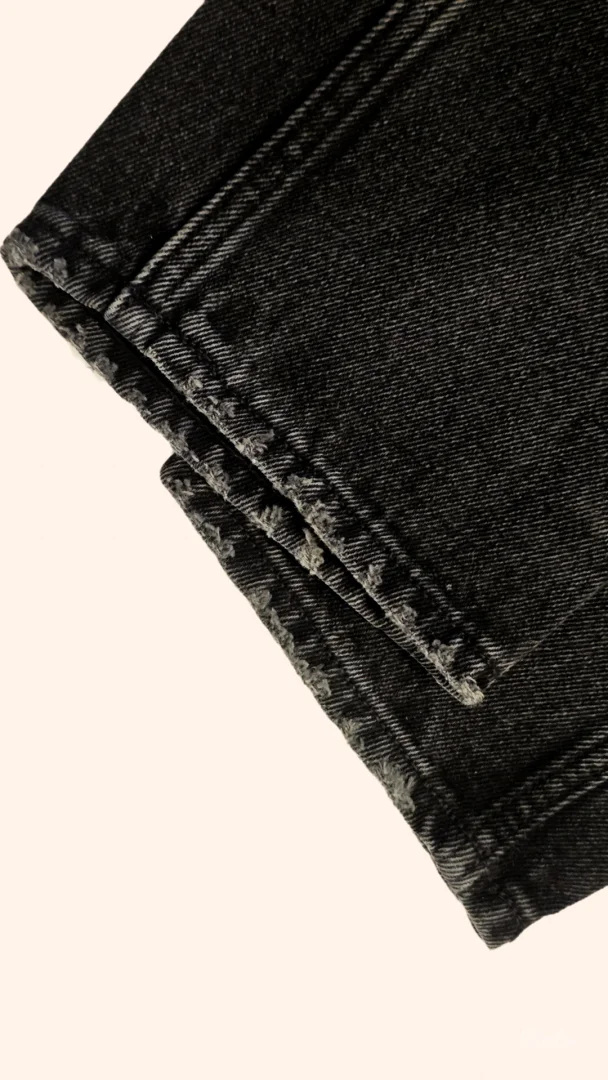 Crne straight leg farmerke