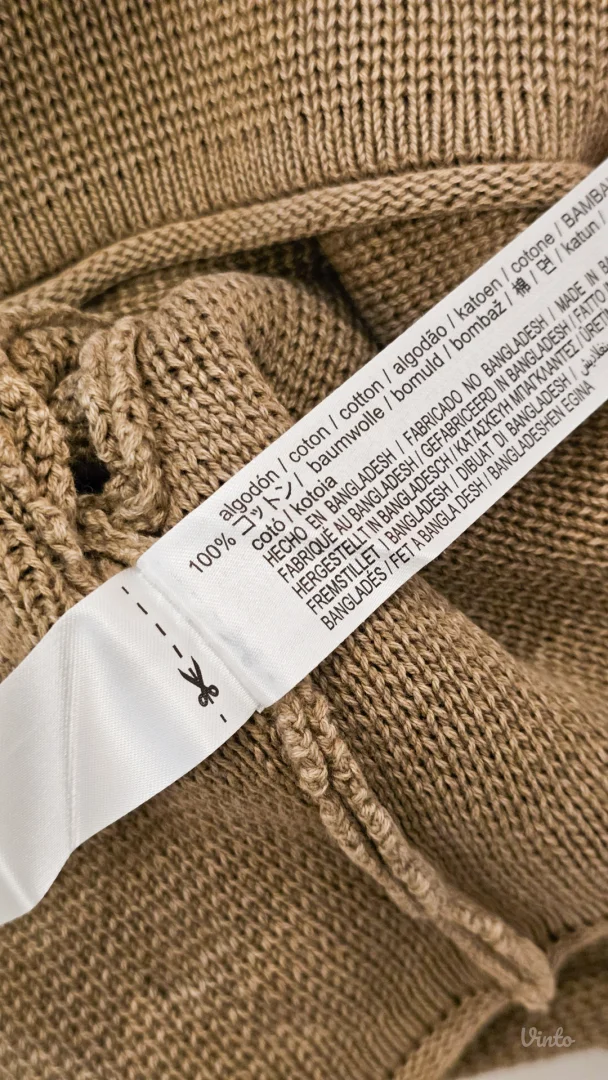 Zara oversized pleteni džemper