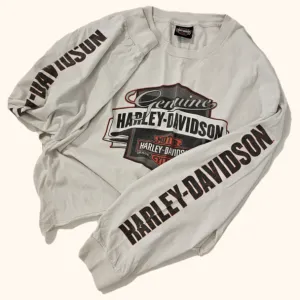 Oversized crop Harley-Davidson bluza dugih rukava